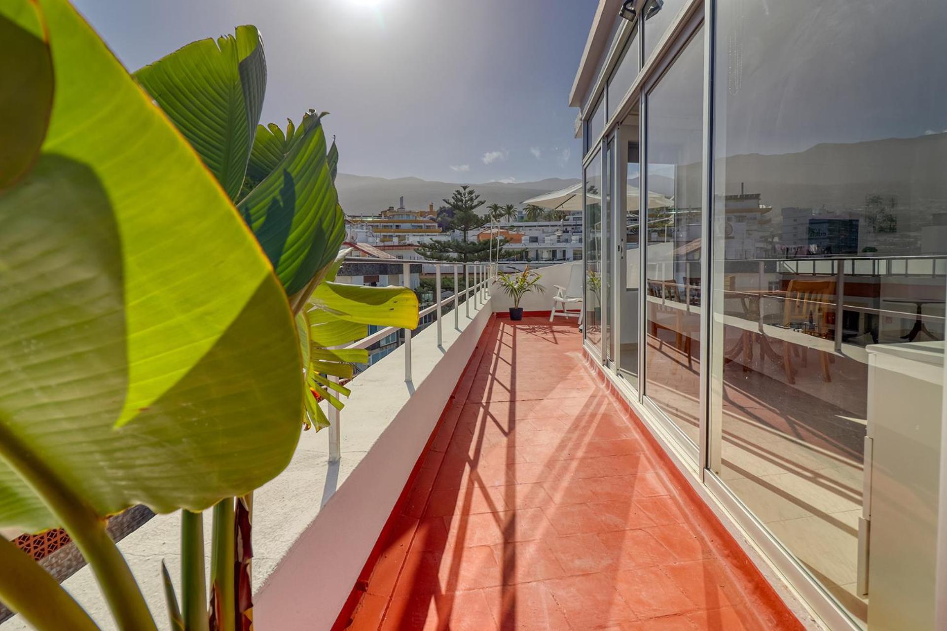 Spacious Penthouse With King-Size Bed, Huge Terrace, Ocean & Teide View Puerto de la Cruz  Ngoại thất bức ảnh