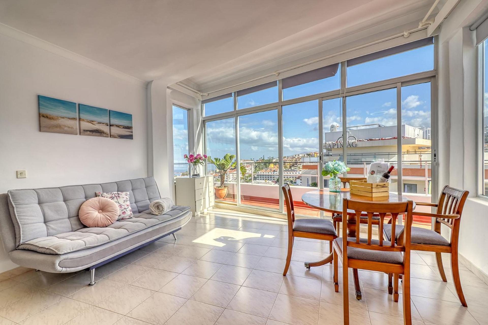 Spacious Penthouse With King-Size Bed, Huge Terrace, Ocean & Teide View Puerto de la Cruz  Ngoại thất bức ảnh
